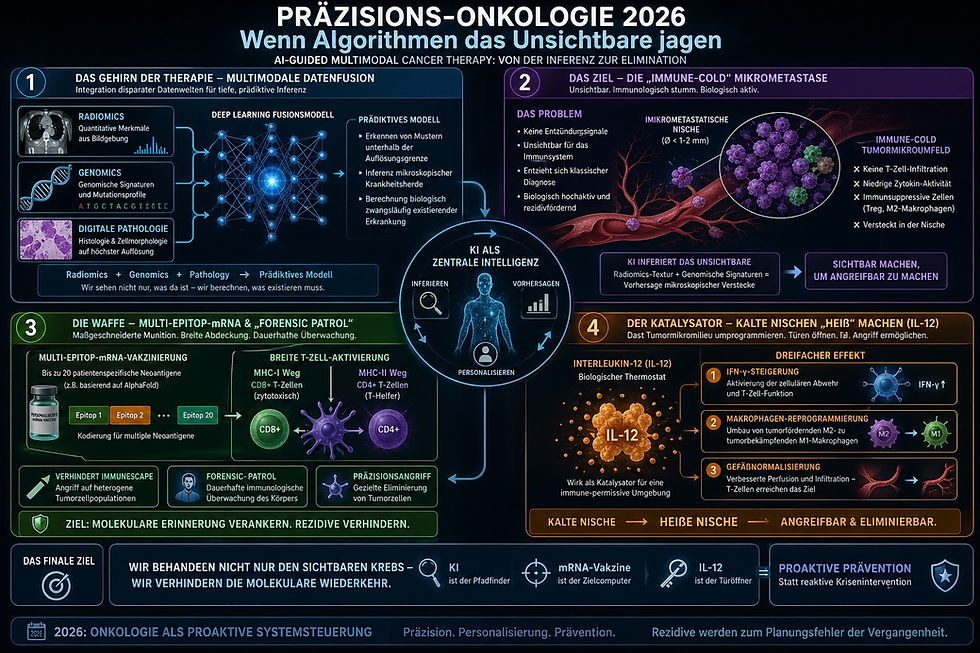 Präzisions-Onkologie 2026 - wenn Algorithmen das Unsichtbare jagen