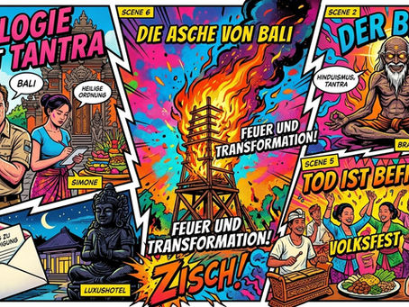 die balinesische Beerdigung