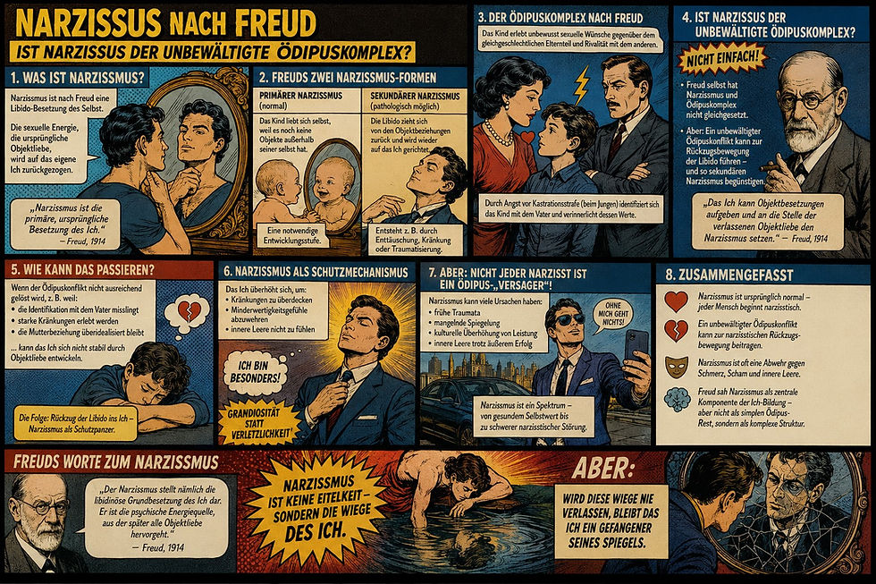 Freudianik: Narzissus und Ödipus