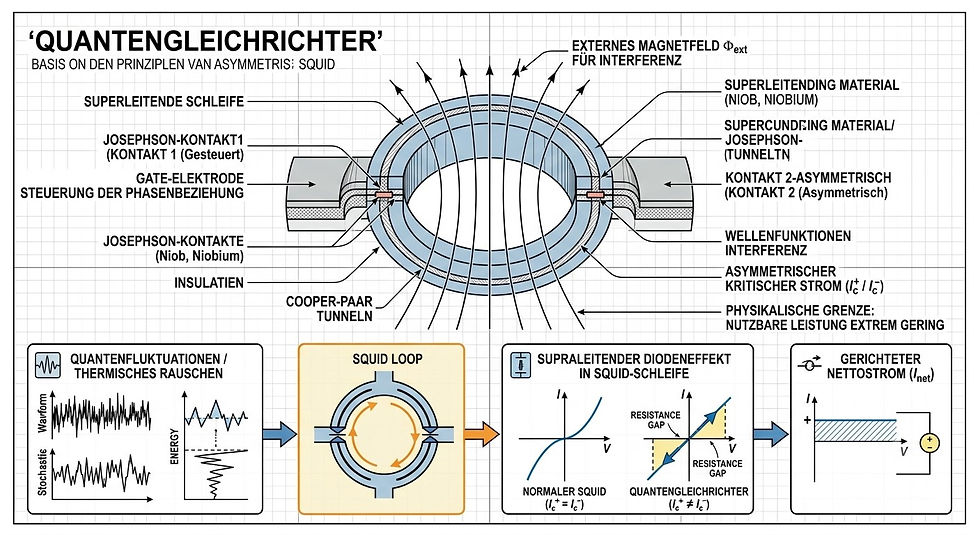 Quantengleichrichter SQUID ("Energy Harvesting")
