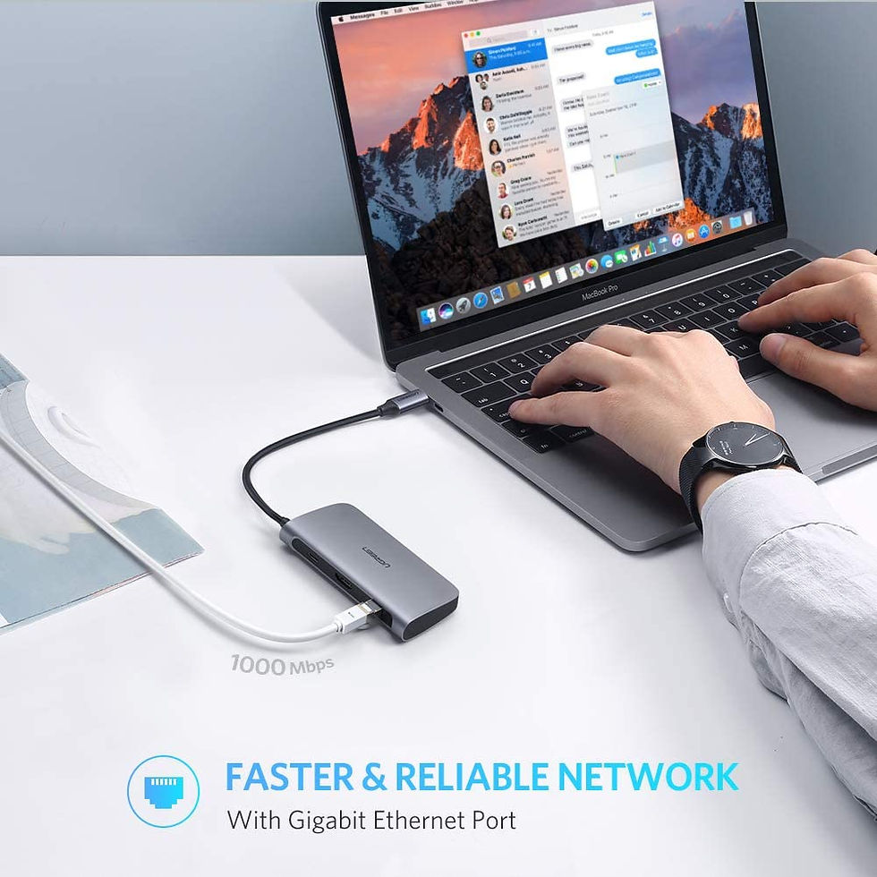 Thumbnail: Ugreen 50852 Premium 7-in-1 USB-C Hub for MacBook