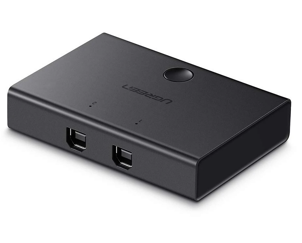 ภาพขนาดย่อ: UGREEN 30345 USB Sharing Switch USB 2.0 Peripheral Switcher Adapter Box 2 Comput