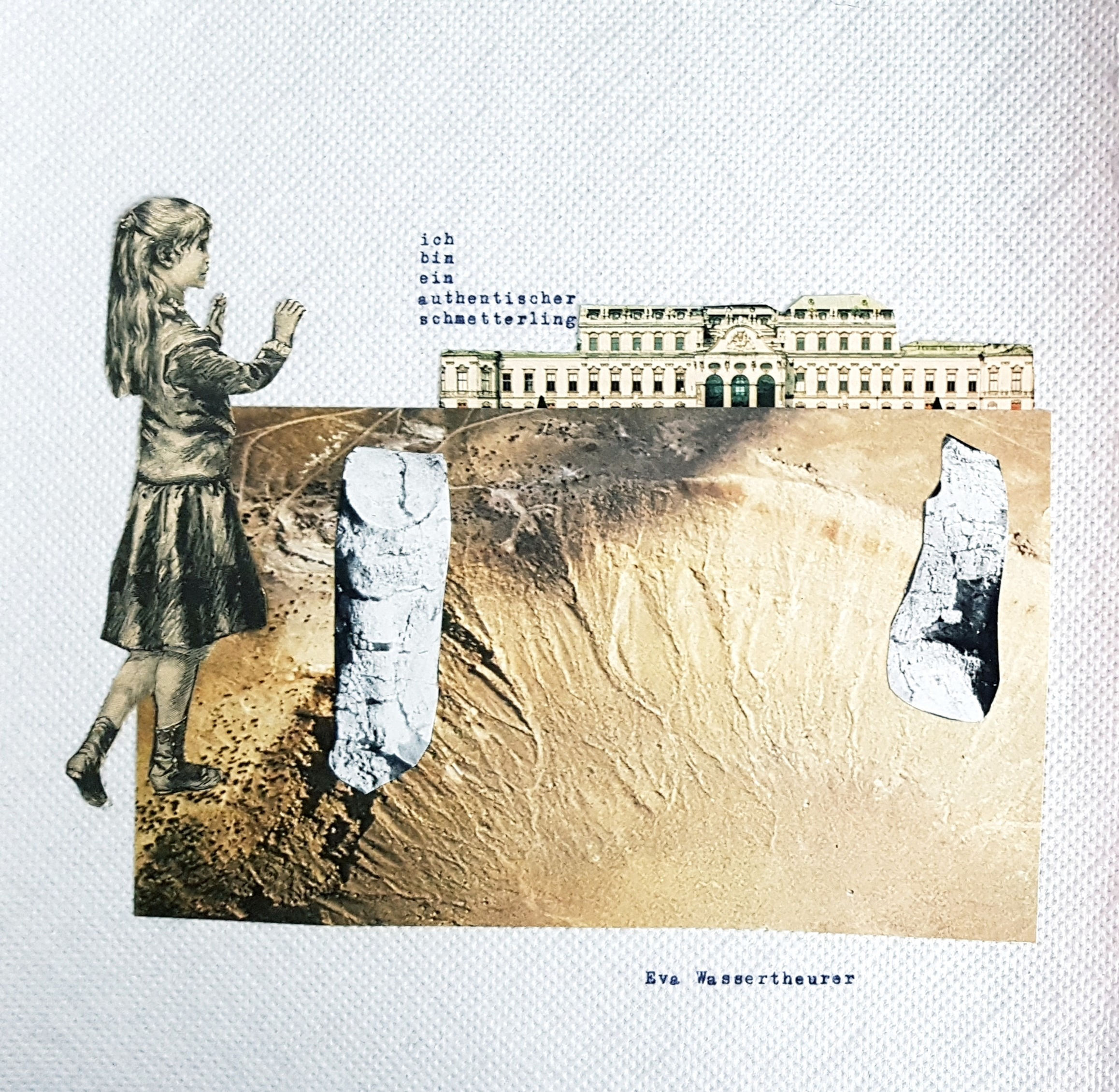 ich bin ein authentischer schmetterling