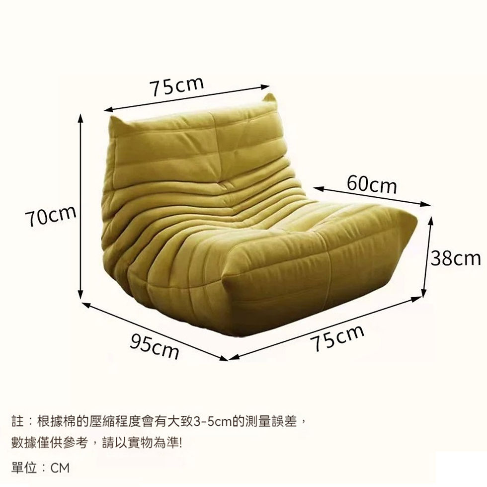 縮圖：毛毛蟲懶人梳化尺寸