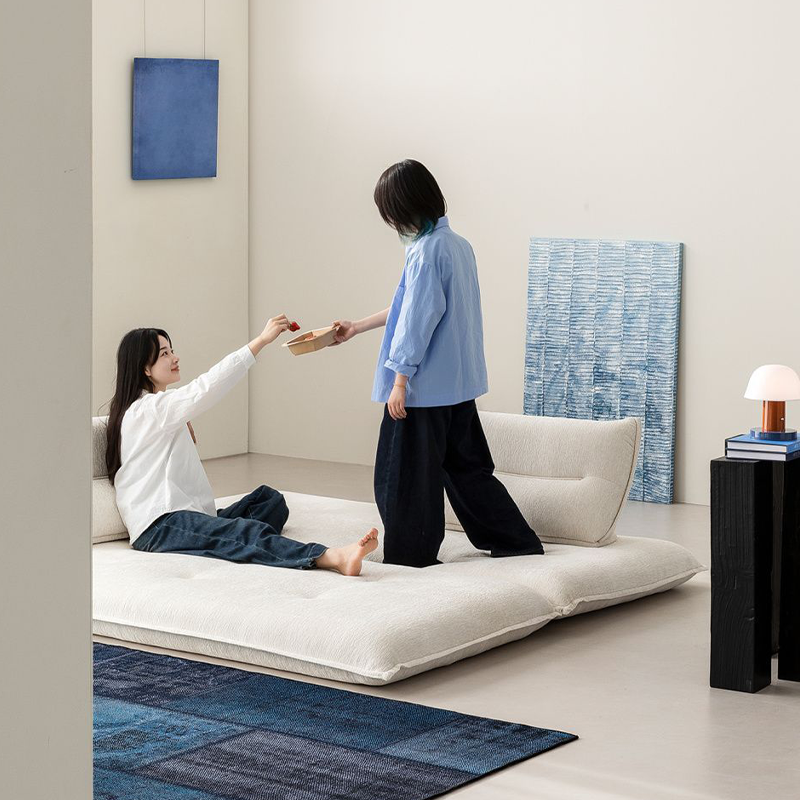 縮圖：模塊懶人梳化床 布藝梳化床 小戶型客廳梳化