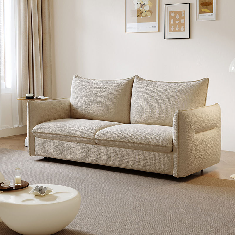 縮圖：奶油風多功能折疊梳化床 自帶床墊 小戶型雙人客廳現代簡約翻轉梳化 PH-10251