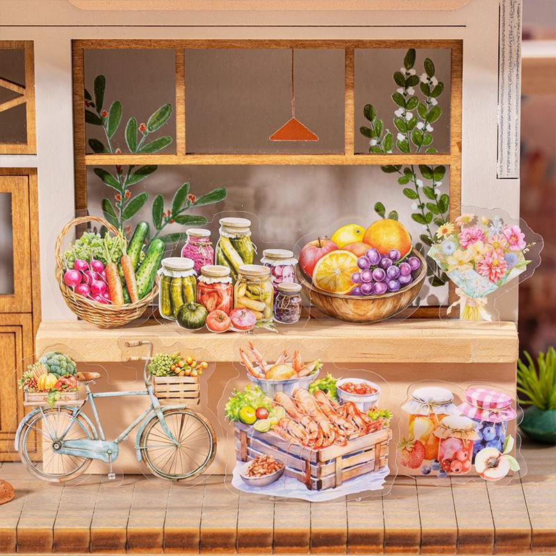 Thumbnail: HAVE A GOOD DAY Bazaar Series Deco Stickers