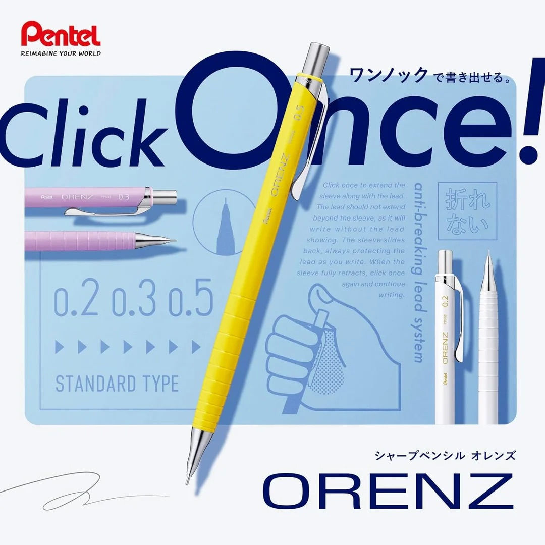 PENTEL Orenz Series Mechanical Pencils
