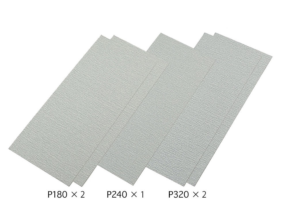 Thumbnail: TAMIYA Finishing Abrasives Set - Multiple Grits