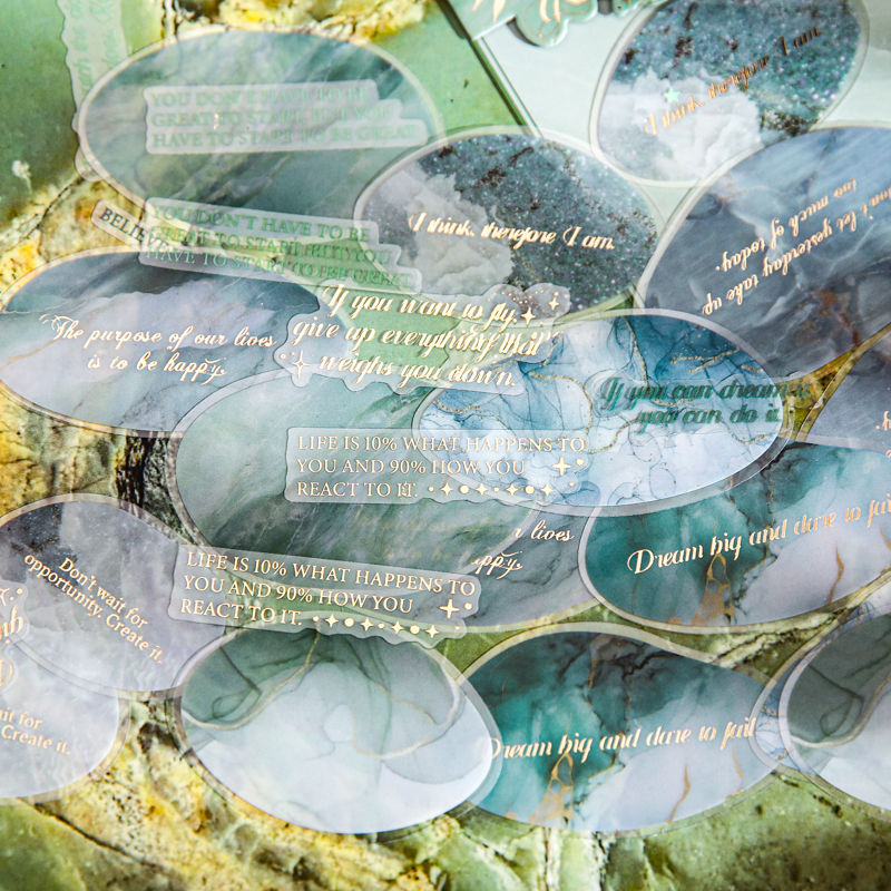 Thumbnail: MR PAPER A Dream of Golden Rock Series Deco Stickers