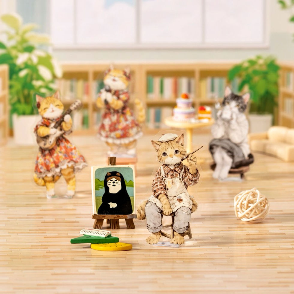 Thumbnail: TOMATO JAM GIRL The Cat Club Day Series Deco Stickers