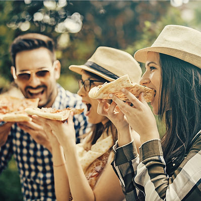 Millville Couple Eating Pizza