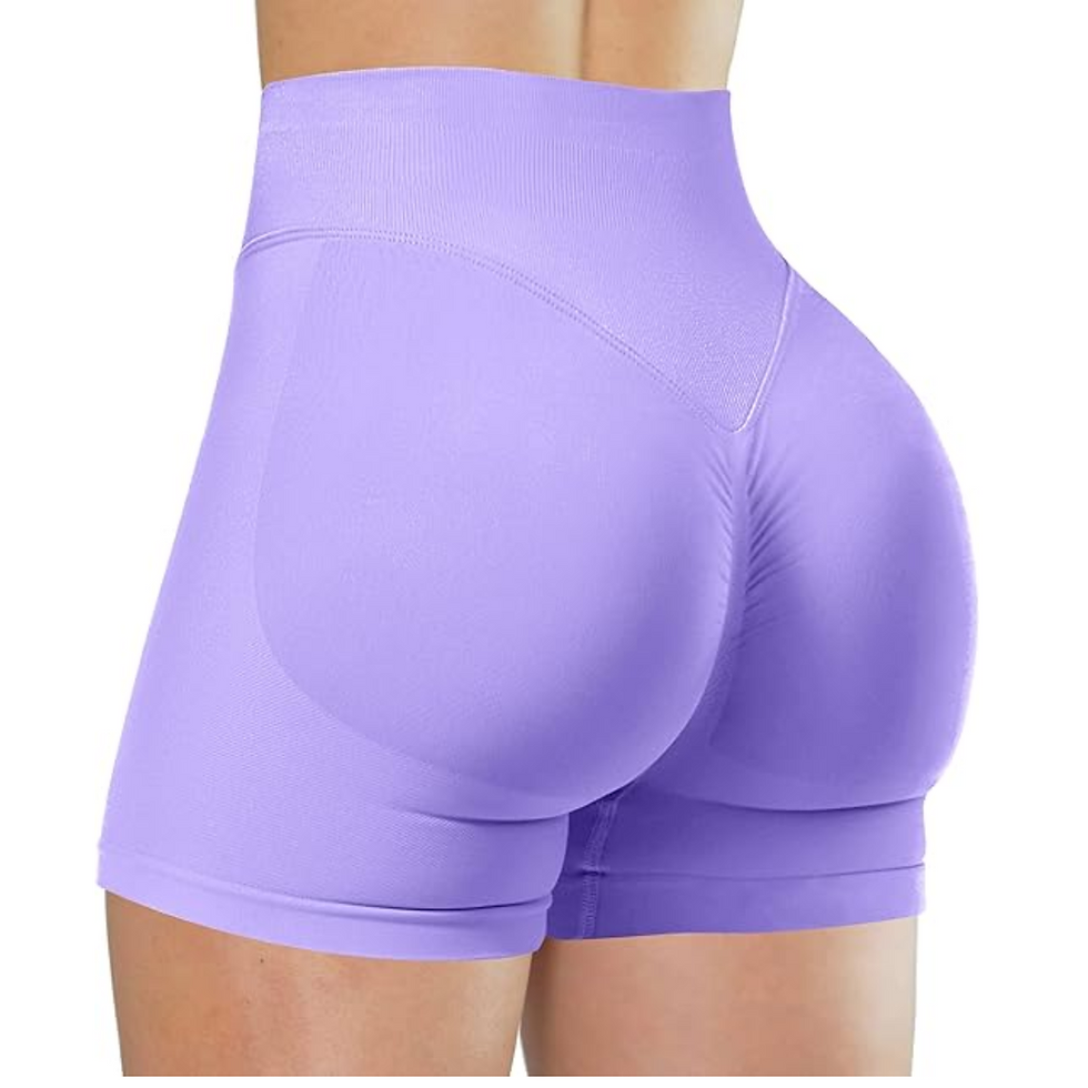 Miniatura: Shorts de ioga de cintura alta para o verão, calças de corrida e fitness moderna
