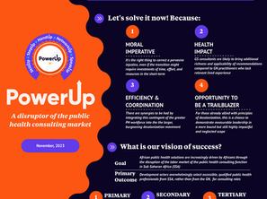 PowerUp: A disruptor of the public health consulting market, infographic