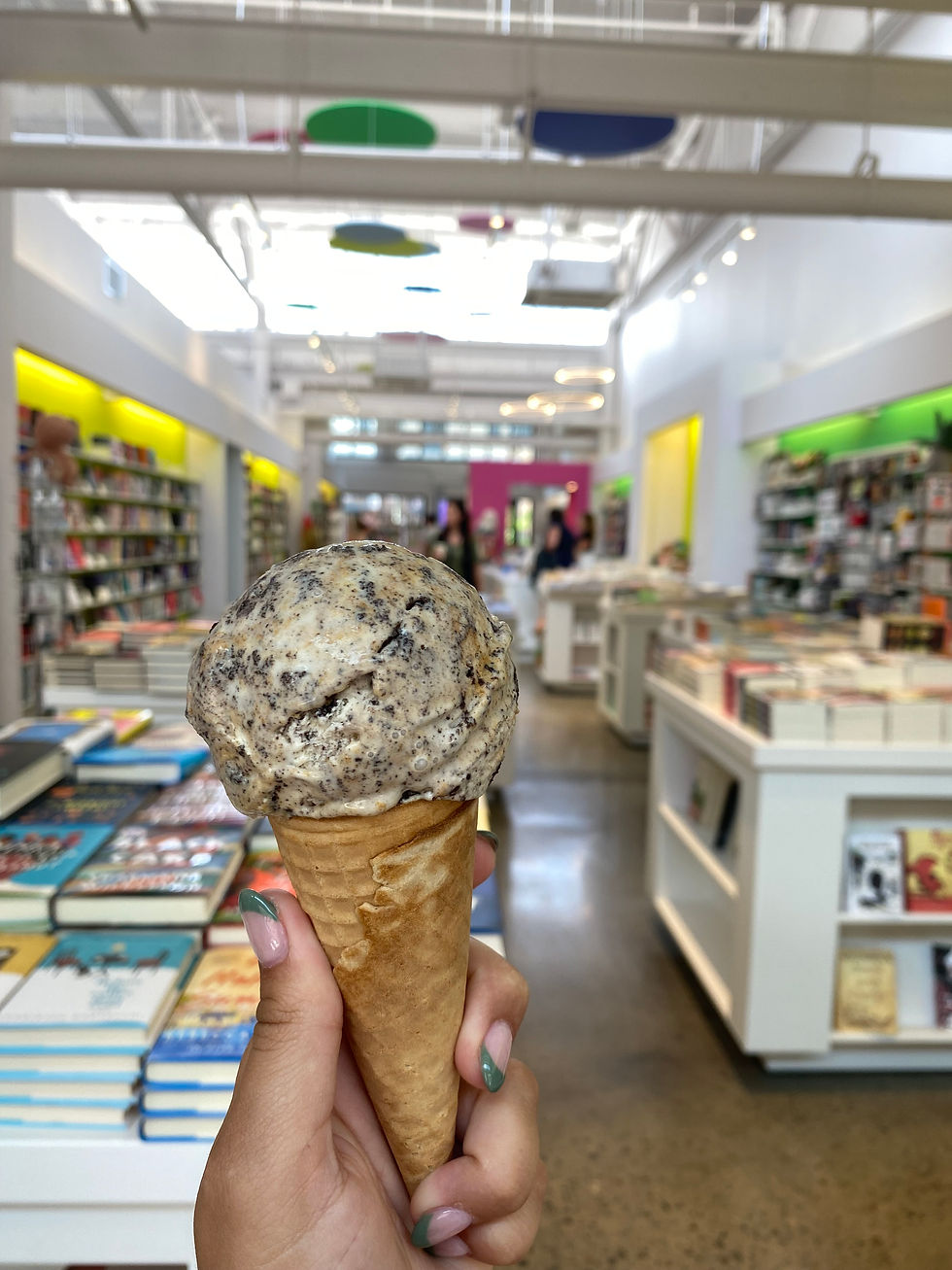 Ice Cream from Oddfellows and Posman Books