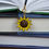 Thumbnail: "Sunflower/Bee" Satin Cord Bookmark