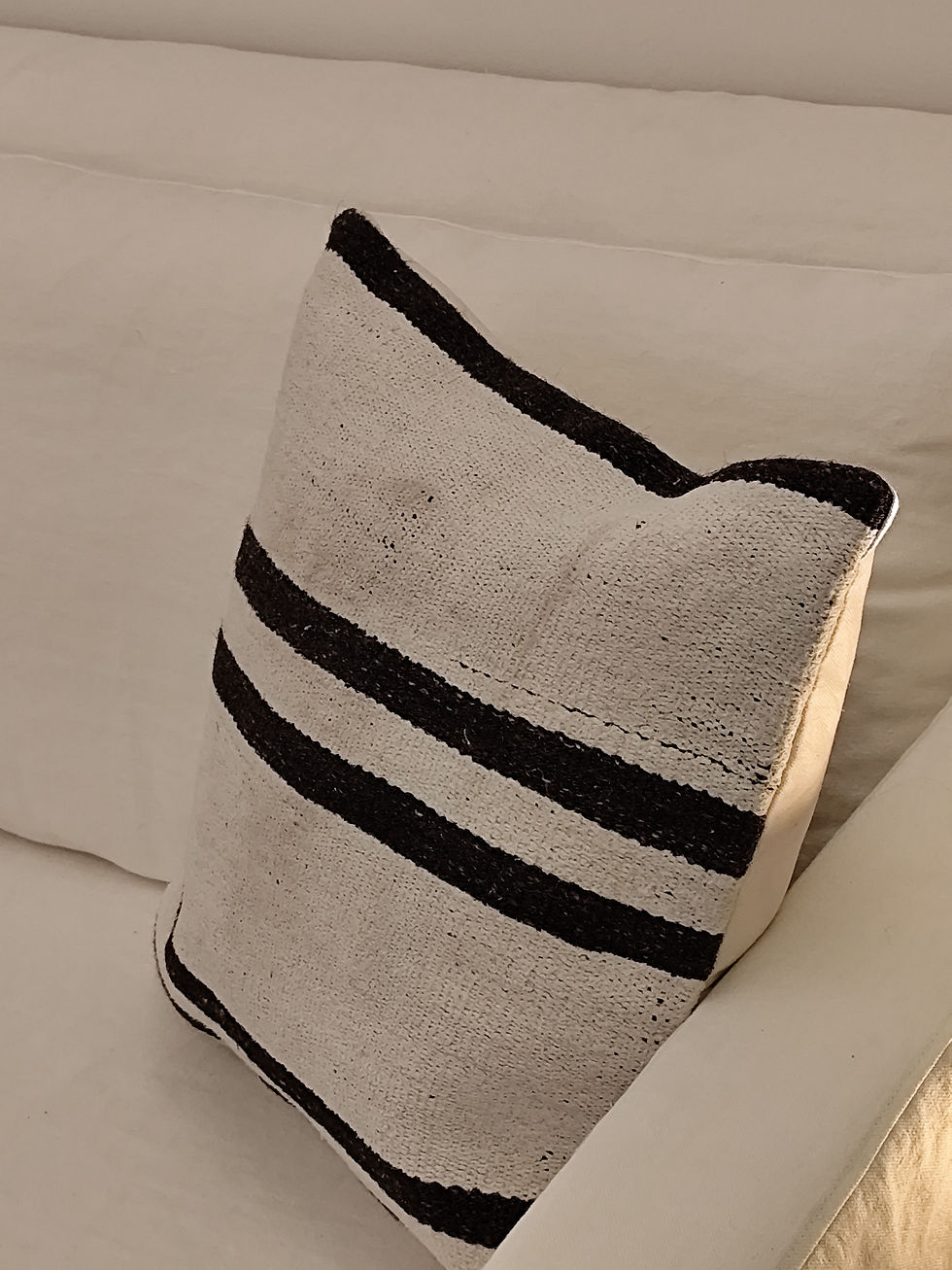 Miniature : Coussin en chanvre recyclé N°4