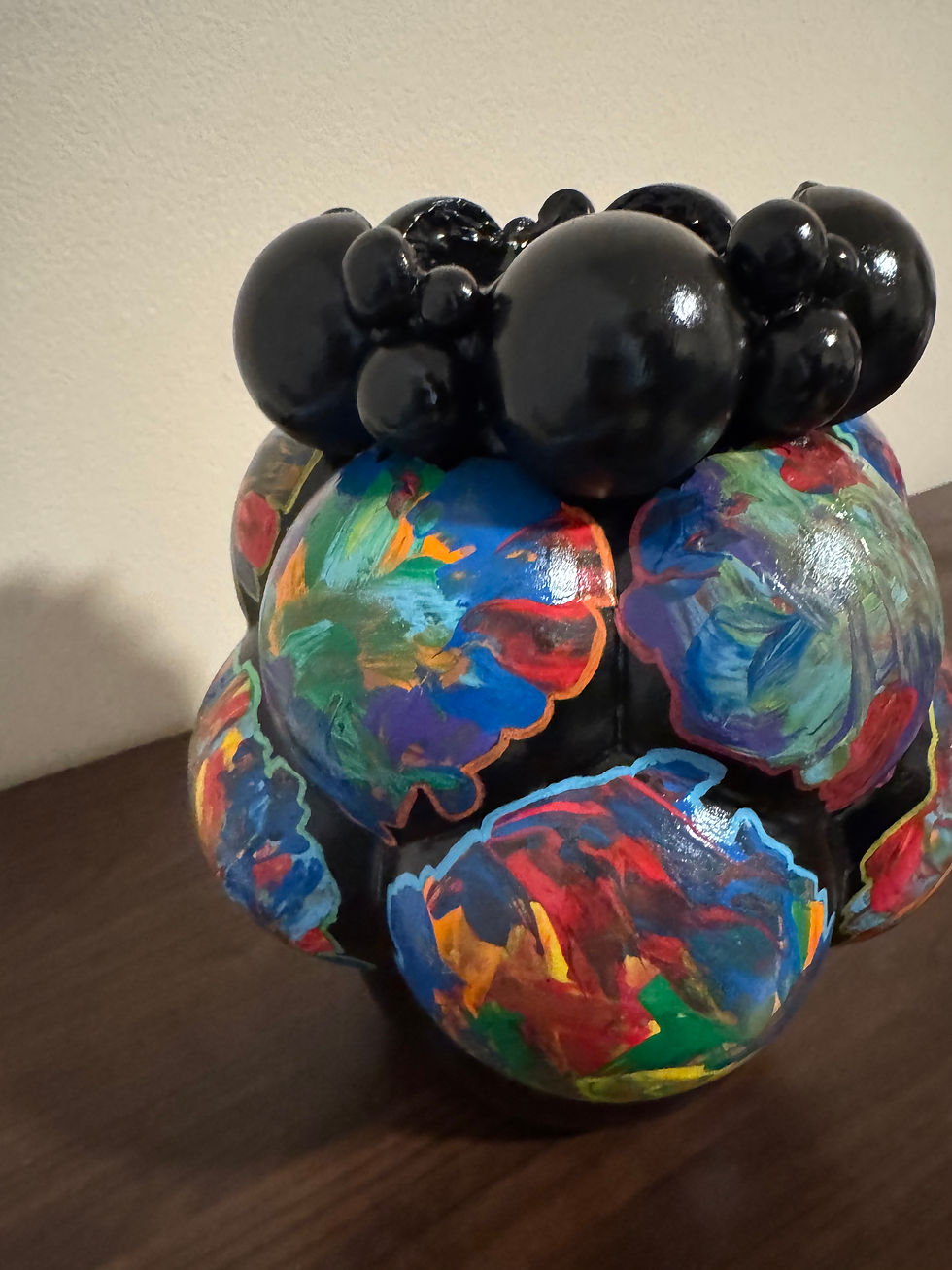 Thumbnail: Handmade Modern Bubble Vase with contemporary style art