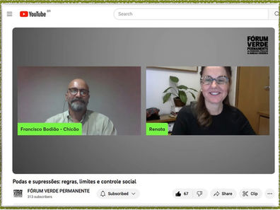 INFORMAÇÃO É A MELHOR ARMA CONTRA O DESMATAMENTO, DIZ ADVOGADA RENATA ESTEVES EM LIVE DO FÓRUM VERDE