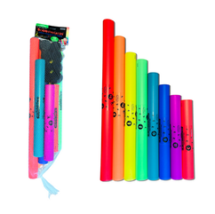 Boomwhackers® C major diatonic set with 8 Octavator Caps