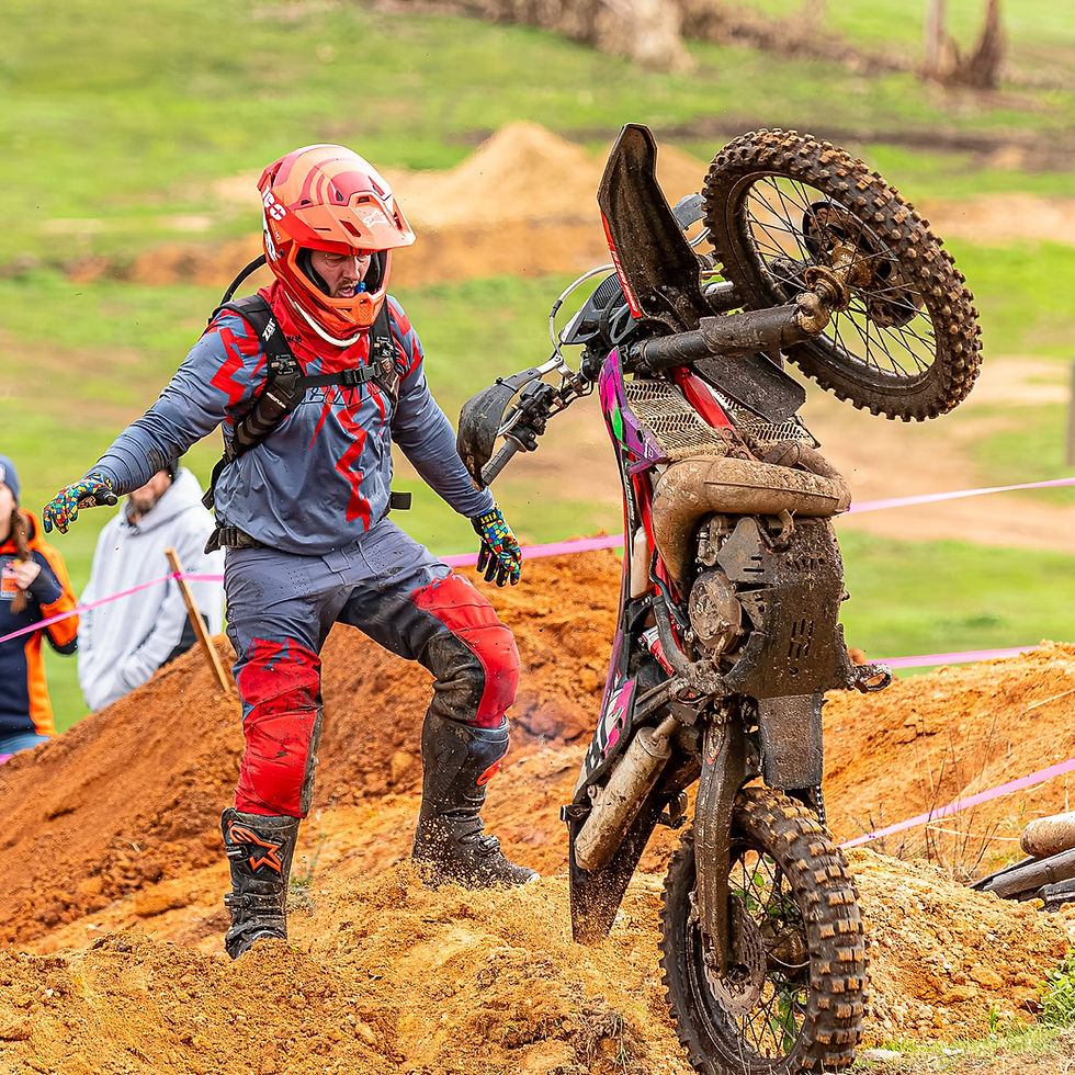 I spat my dummy. EBWA's Jason Bale never spits his, but sometimes the bikes have their own agenda.