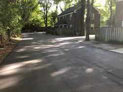 Back paved