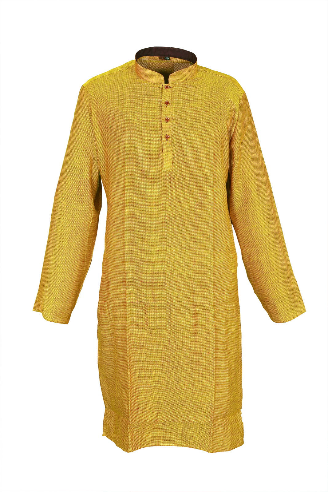 Cotton Kurta, Mustard