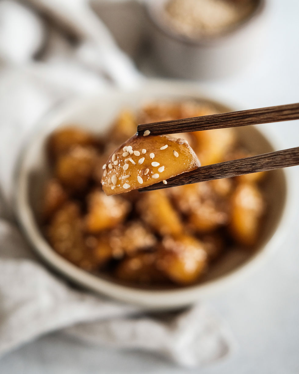 Gamja Jorim - geschmorte koreanische Kartoffeln