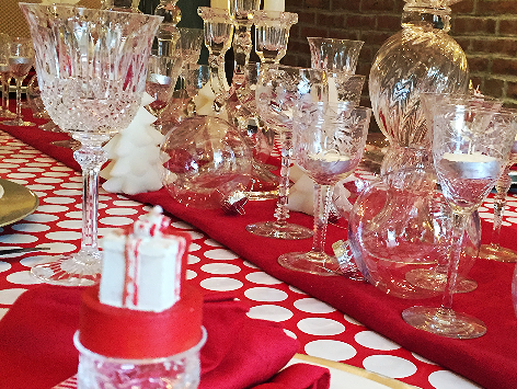 [ Polka Dots...4 Ethereal Christmas Table ]