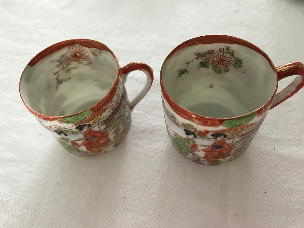 Thumbnail: Geisha Girl Demitasse Cups (2)
