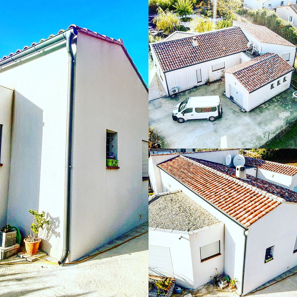 Gouttières en Zinc - TOITURES D'AQUI