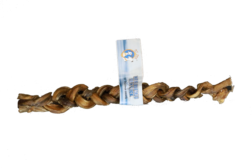Thumbnail: Braided Water Buffalo Bully Sticks