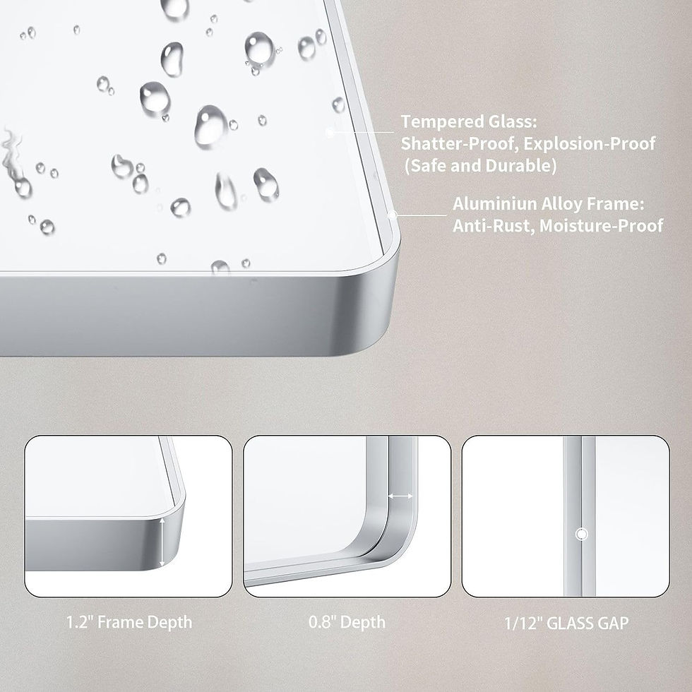 Thumbnail: Square Round Mirror
