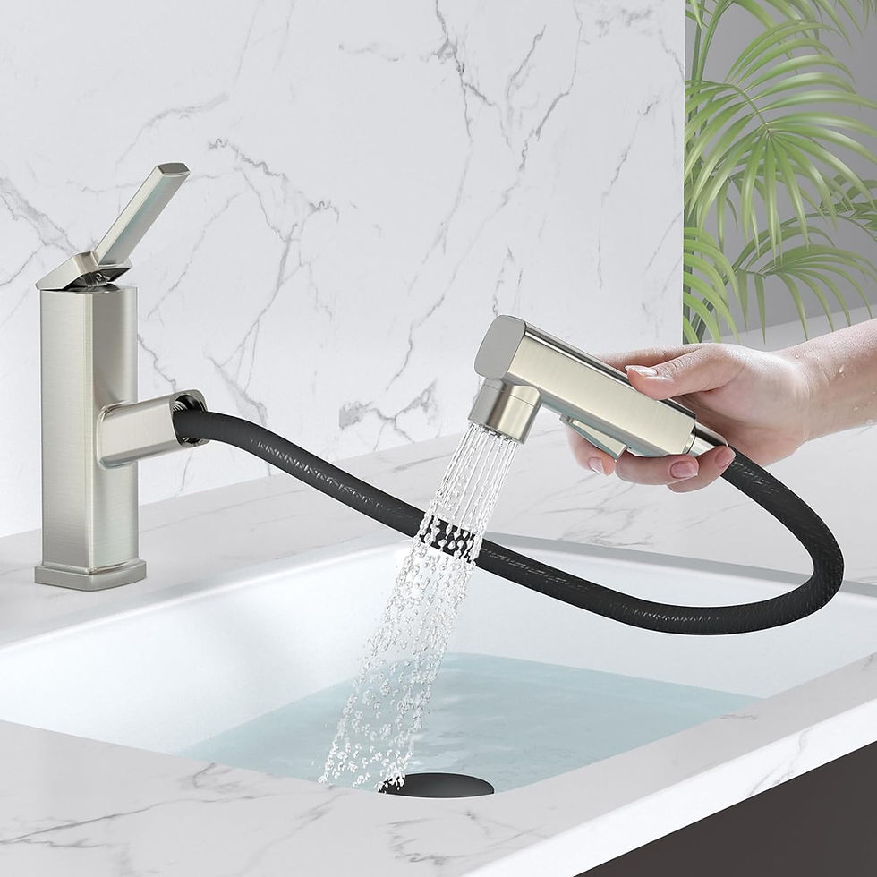 Thumbnail: Pull out Single Handle Sink Faucet