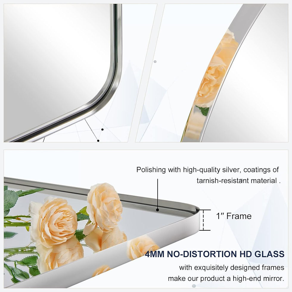 Thumbnail: Arched Stainless Steel Mirror