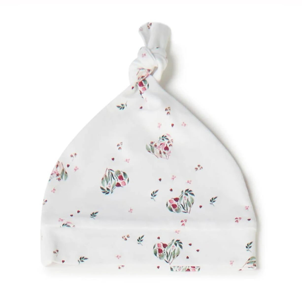 Heart Organic Knotted Beanie