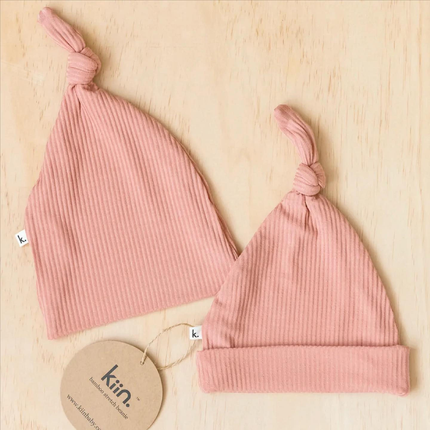 Blush Bamboo Stretch Beanie