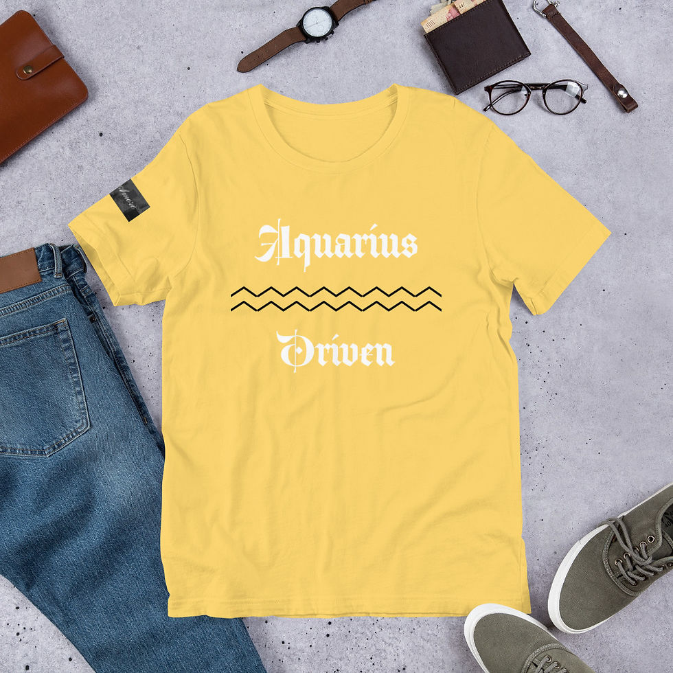Thumbnail: “Aquarius” zodiac sign unisex t-shirt