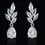 Thumbnail: LXOEN Marquise Cut Flower Zirconia Crystal jewelry