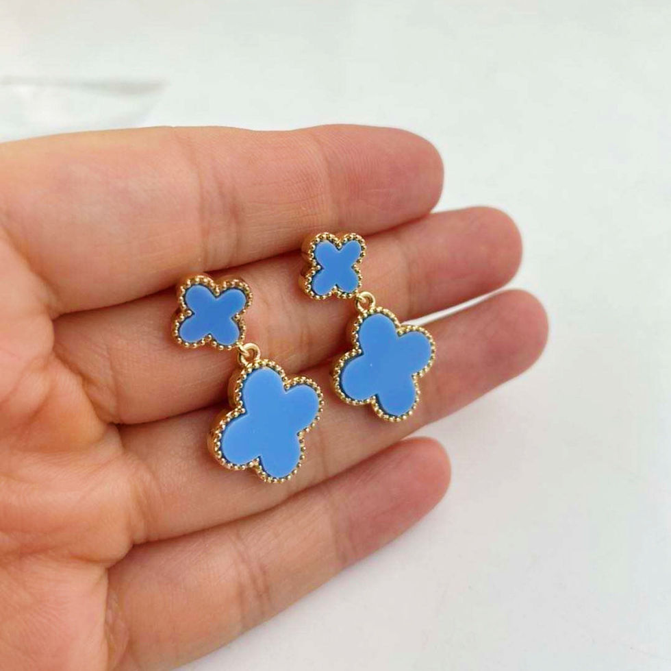 Thumbnail: Tara Colored Drop Earrings