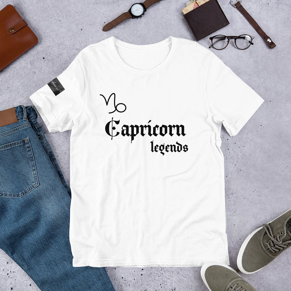 Thumbnail: “Capricorn” zodiac sign unisex t-shirt