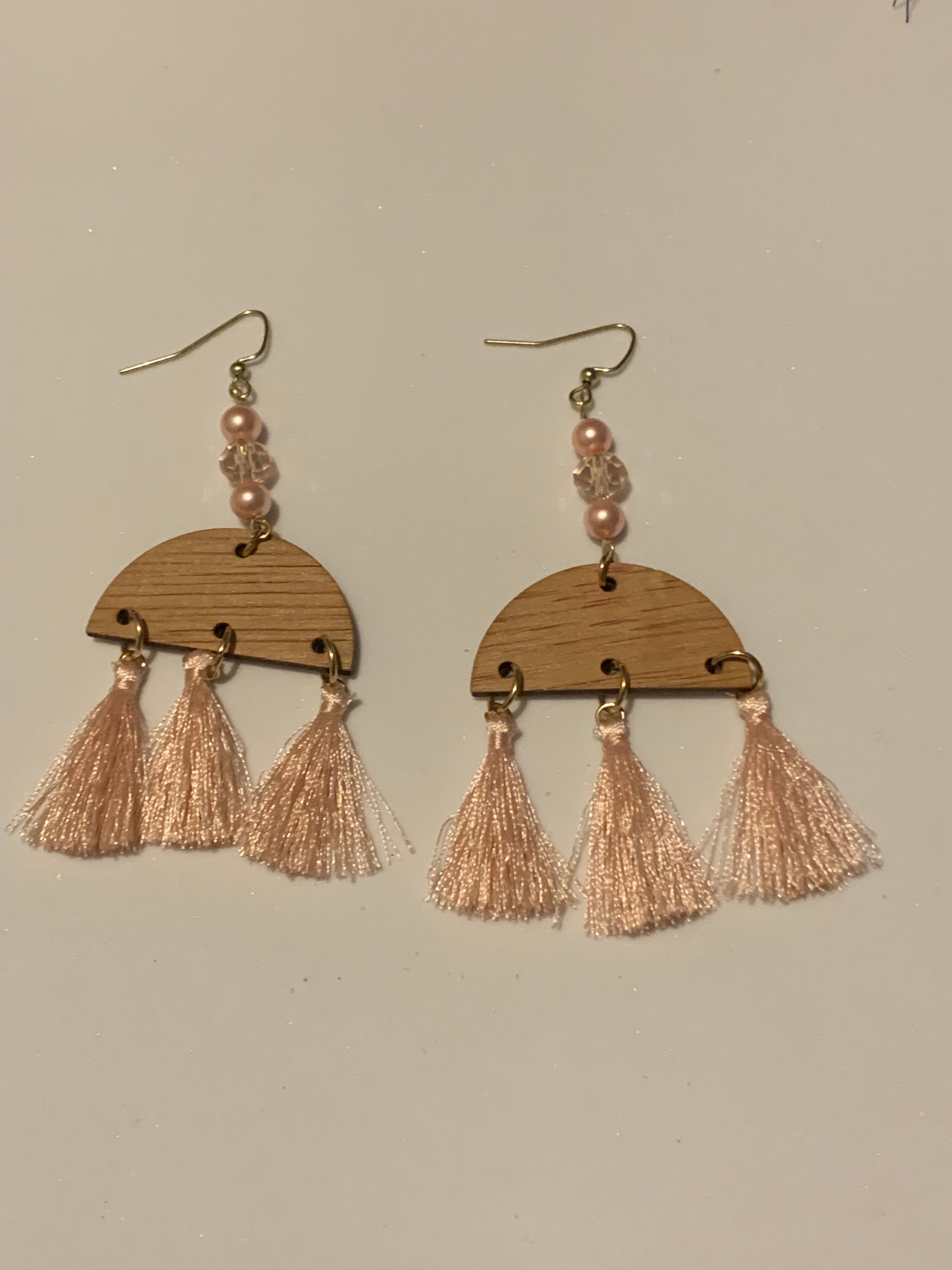 Chardonnay Earrings - Pink