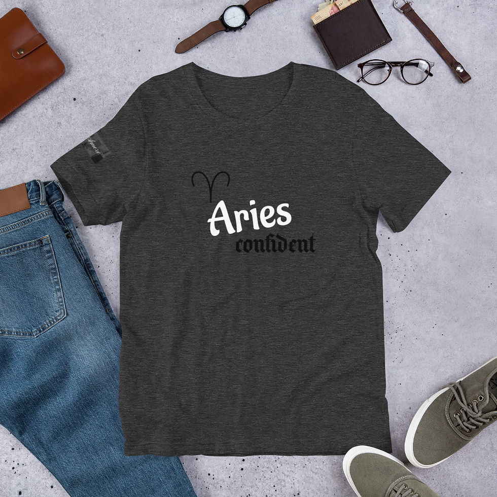 Thumbnail: “Aries” zodiac sign unisex  t-shirt