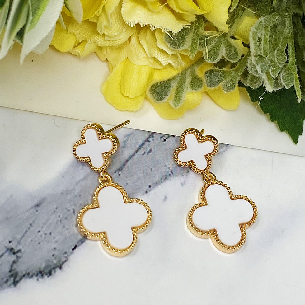 Thumbnail: Tara Colored Drop Earrings