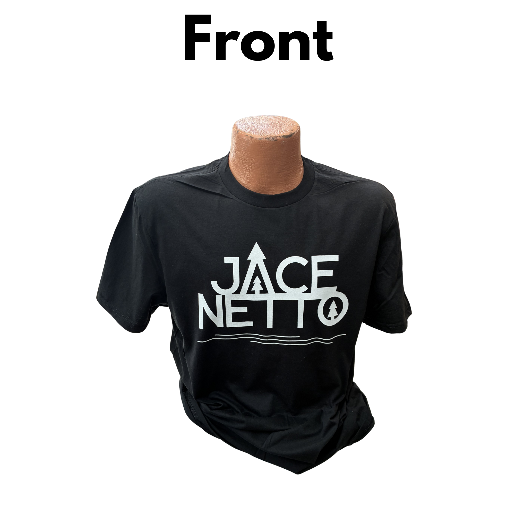 T-Shirt - Jace Netto Standard Logo (Black)