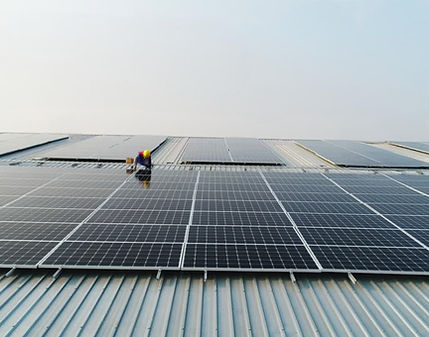 Instalación fotovoltaica industrial