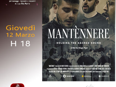 Narami presenta: "Mantènnere" un film di Diego Pani