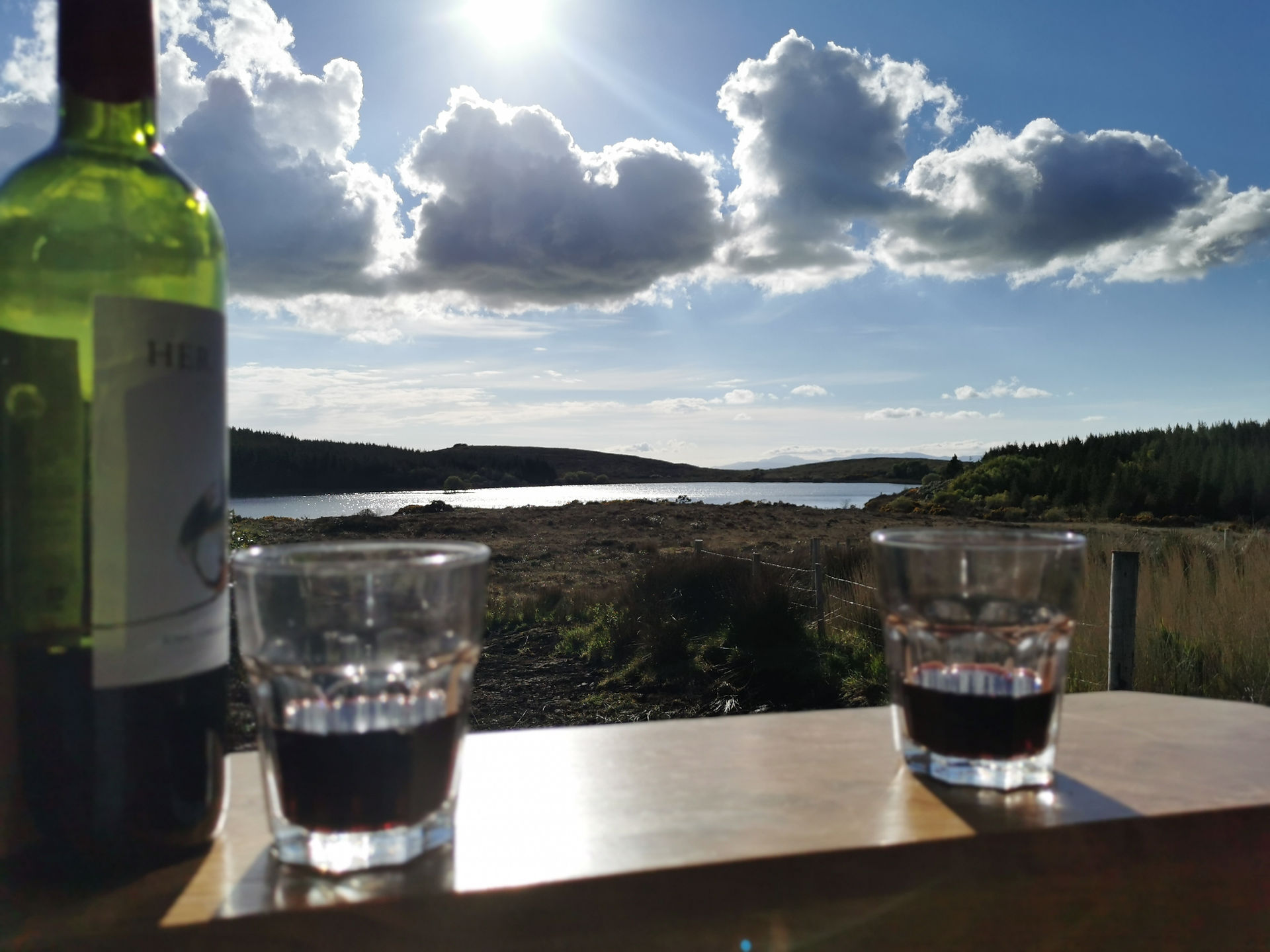 Lake sunset, Eco Hideaway, Donegal Ireland