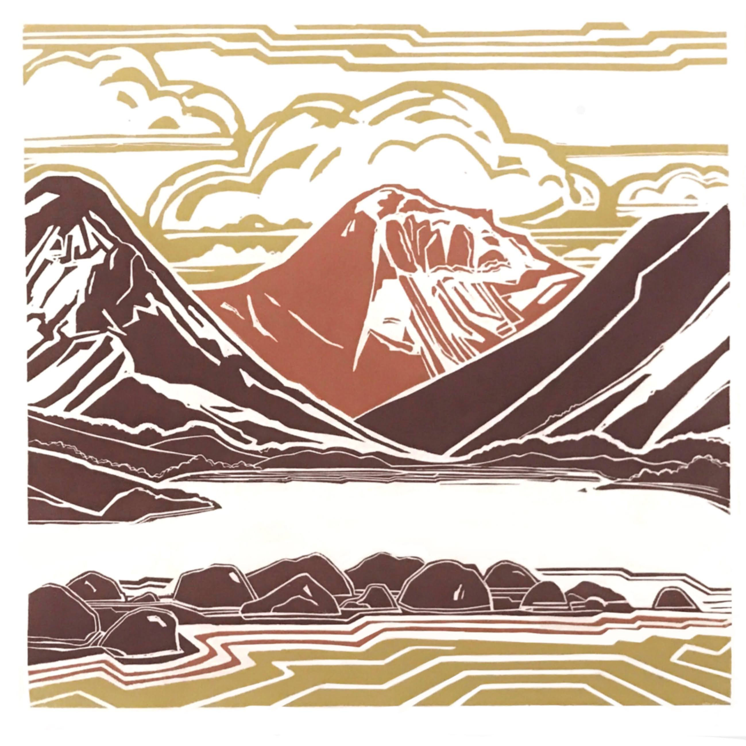 Rocks/Mountain/Cloud