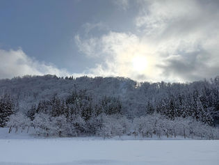 日本の絶景　雪景色